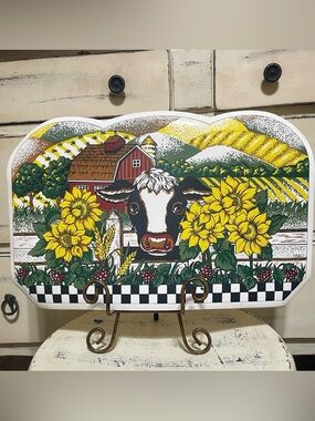 Vintage Farmhouse Vinyl Placemats set of 4